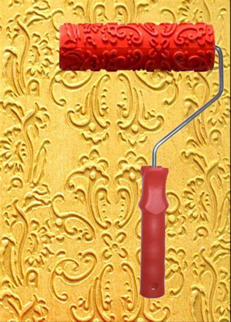 Decorative Paint Roller Pattern Embossed Texture Painting Tools